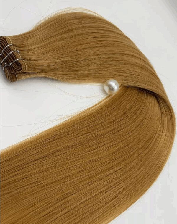 New Trend Hand Tied Genius Weft Russian Hair Extensions, Thinner Can Be Cut Genius Wefts - 图片 6